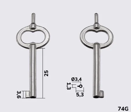 6750 Silca заготовка ключа бородковая
