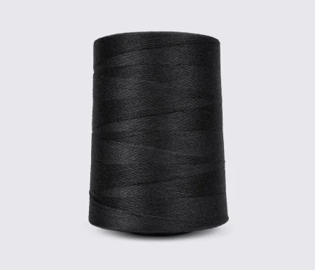 Нитка швейная 20S/3 MH черная 3000 м