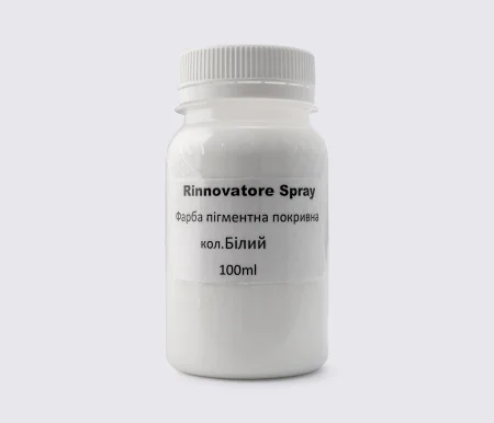 Краска пигментная покровная для кожи Rinnovatore Spray, цв. белый, 100 мл