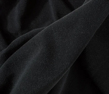 Ткань микровельвет черная