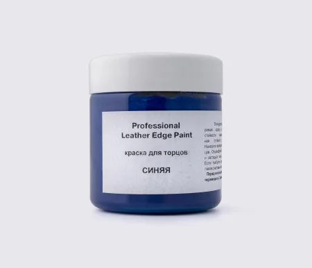 Фарба для торців шкіри Professional Leather Edge Paint Dr. Leather (Едж паинт), кол. синій, 150 мл