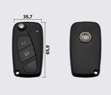FIAT 2 кнопки заготовка викидного ключа (корпус)