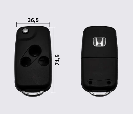 HONDA 3 кнопки заготовка викидного ключа (корпус)