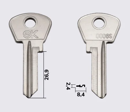 Заготовка ключів TAL-3 (Xianpai)