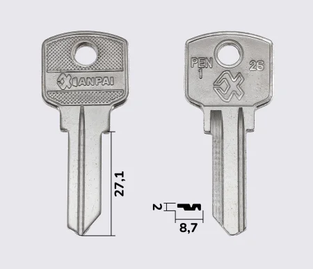 Заготовка ключів PEN-1 (Xianpai)