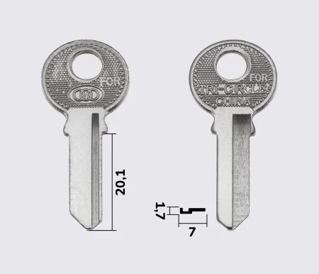 Заготовка ключів 5BB (Xianpai)