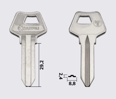 Заготовка ключів MR-3 (Xianpai)