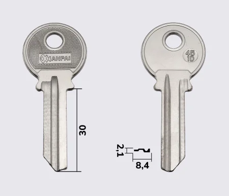 Заготовка ключів 45-1D (Xianpai)