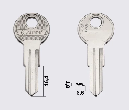 Заготовка ключа SSO-2 (Xianpai)
