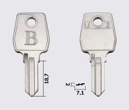 Заготовка ключів LF2 (Xianpai)
