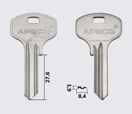 APECS-4 / AP2D заготовки ключей