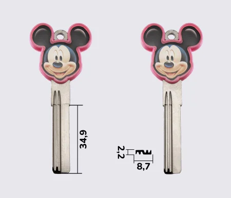 Заготовка BAODEAN mickey mouse pink (латунь)