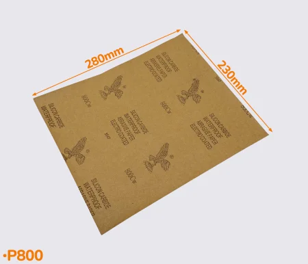 Листовая наждачная бумага / шкурка Р800, р.230х280 мм 00-204/800