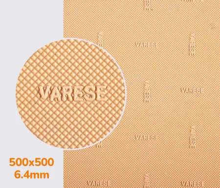 Резина набоечная VARESE, ВАРЕС, (Китай), р. 500*500*6.4 мм, цв. бежевый