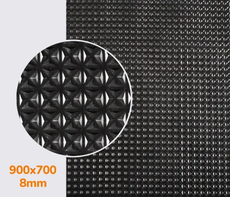 Гума для підошви полегшена SOFTGUMMI KONVERT (Dunlop), р. 900*700*8мм, кол. чорний