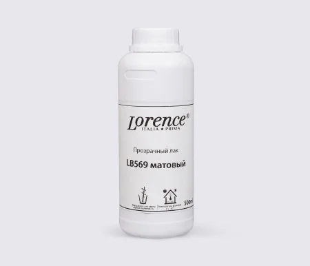 Прозрачный лак матовый LB569 - Lorence 500мл