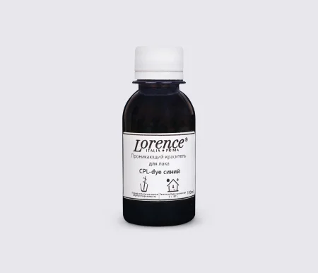 Проникающая синяя краска для лаковой кожи 100мл - CPL-dye (blue) - Patent leather dye (Lorence)