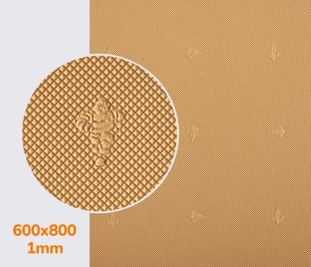 Резина подмёточная XA015 SLIM MICHELIN (Франция), р. 600*800*1мм, цв. бежевый (honey)
