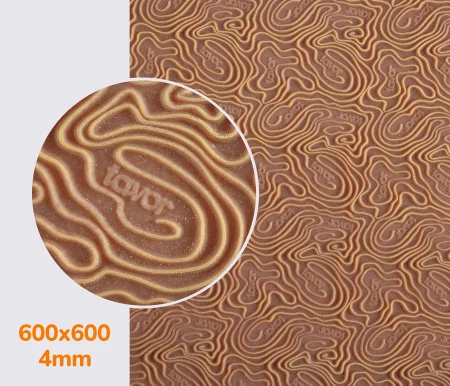 Резина каучуковая FAVOR - MARS, р. 600*600*4мм, цв. бежевый