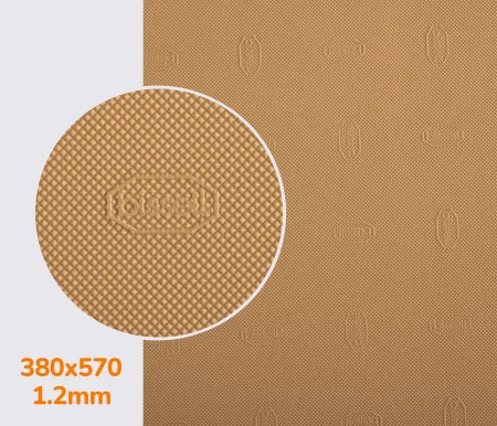 050 (1.2mm) bissell кол. бежевий р. 380*570*1,2 мм, гумова профілактика листова