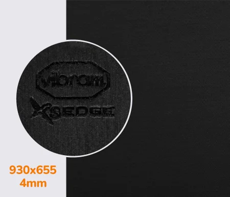 XS EDGE (7530) гума для скальників Vibram 4мм кол.чорний (AA)