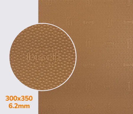 Поліуретан листовий набоєчний BISSELL, art.30076T, розмір 300*350*6.2 мм, кол. бежевий
