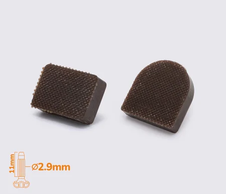 VULKO цв. коричневый набойки полиуретановые на штыре женские