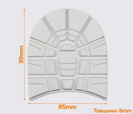 Набійка гумова WINTER (Dunlop), р. 43/44, біла