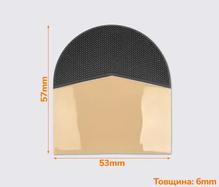CASALi DAMA CHIC MIRROR, р.4/5, цв. орех набойка