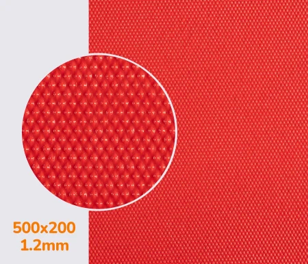 Полиуретан SELECT Mono на тканевой основе, р. 500*200*1,2 мм цв. алый