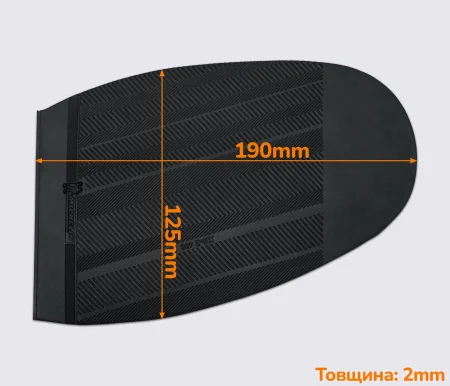 Подметка резиновая XA002 CITY MICHELIN (Франция), р. 48-50, цв. черный (black)