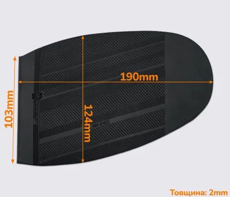 Подметка резиновая XA002 CITY MICHELIN (Франция), р. 48-50, цв. черный (black)