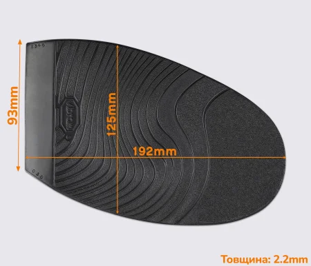 LEISURE (2346), цв. черный (АА), р.03, профилактика формованная Vibram