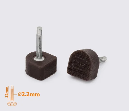 BISSELL шт. 2.2 мм, кол. коричневий поліуретанові набійки