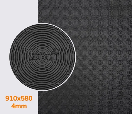 OPTICAL (7178), цв.черный (AA), т.4мм эластичная резина для подошв Vibram