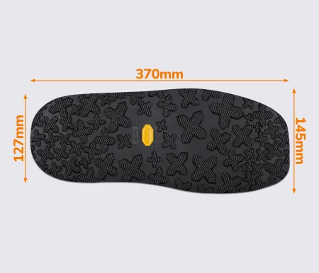 FRIEDRICH (1442), р.502, цв.черный (AA) след подошвы Vibram