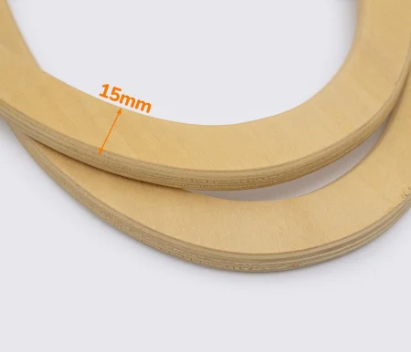 Деревянные ручки для сумки 14.2*13.6cm цв. натуральный (GG-212)