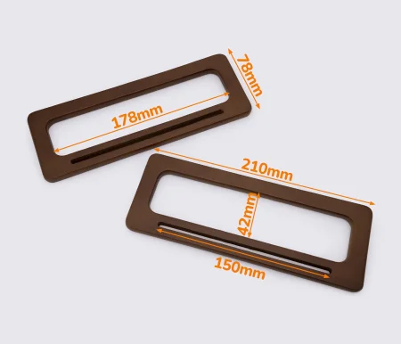 Деревянные ручки для сумки 21*7.8cm цв. коричневый (GG-217)