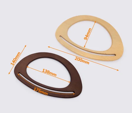 Деревянные ручки для сумки 20*14cm (GG-235)