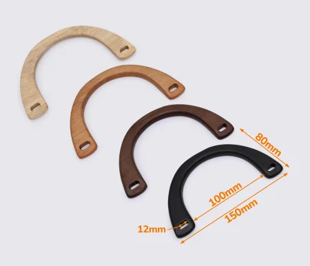 Дерев'яні ручки для сумки 15*8cm (GG-202)