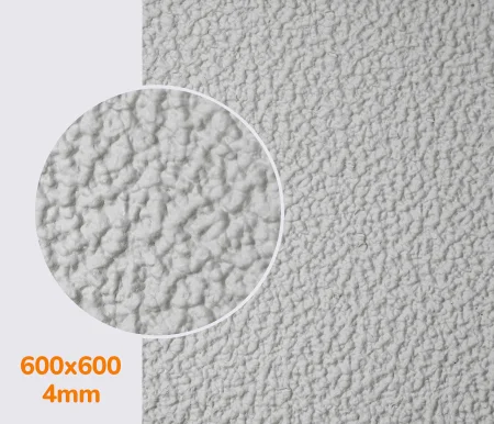 Резина подметочная каучуковая PURE (Китай), р. 600*600*4 мм, цв. белый