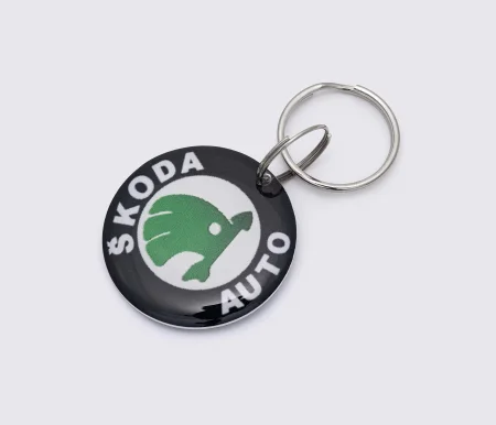 Заготовка ключа для домофона RFID 5577, "Шкода №1", перезаписываемая