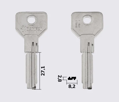 CI-25 (латунь) заготовки ключей