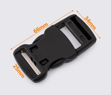 Фастекс YKK пластиковый 25 мм чёрный LB25R