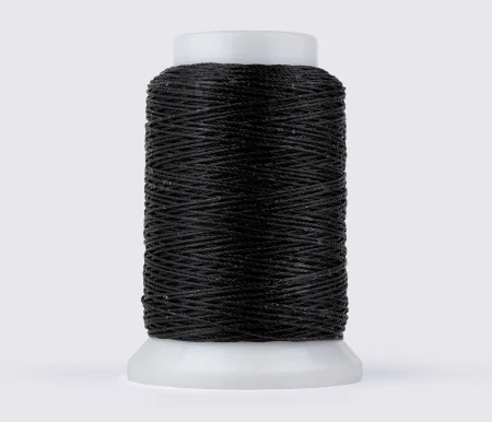 Вощеная нить Vinymo 0,55мм черная №5 (90м)