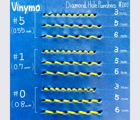 Вощеная нить Vinymo 0,7мм черная №1 (60м)