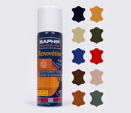 Аэрозоль-краска для замши Saphir Renovetine, 200 мл,(0204)