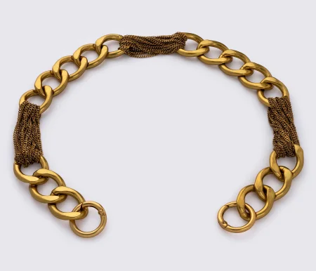 Цепочка (ручка) для сумки, клатча 50см. цв. латунь (88-240)