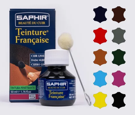 Фарба для відкритих типів шкір Saphir Teinture Francaise, 50 мл,(0812)