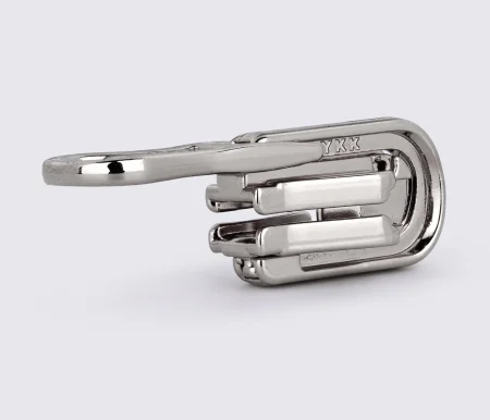 Бегунок перекидной YKK на тракторную молнию №5 цв. никель DU4